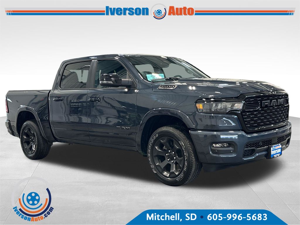 Forged Blue Metallic 2025 RAM 1500 Pickup Truck Four-Wheel Drive 8-Speed Automatic