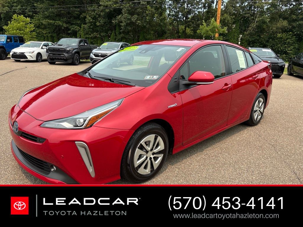 Supersonic Red 2022 Toyota Prius Hatchback All-Wheel Drive Continuously Variable Transmission