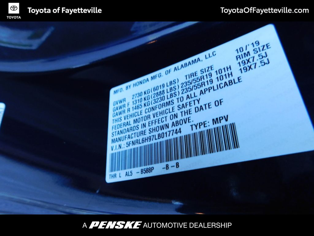 Thumbnail: 2020 Honda Odyssey - 12