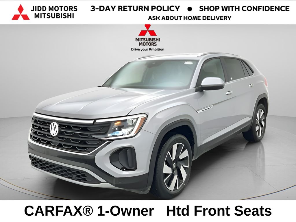 Silver 2025 Volkswagen Atlas Cross Sport SE 4Motion with Technology SUV / Crossover All-Wheel Drive 8-Speed Automatic