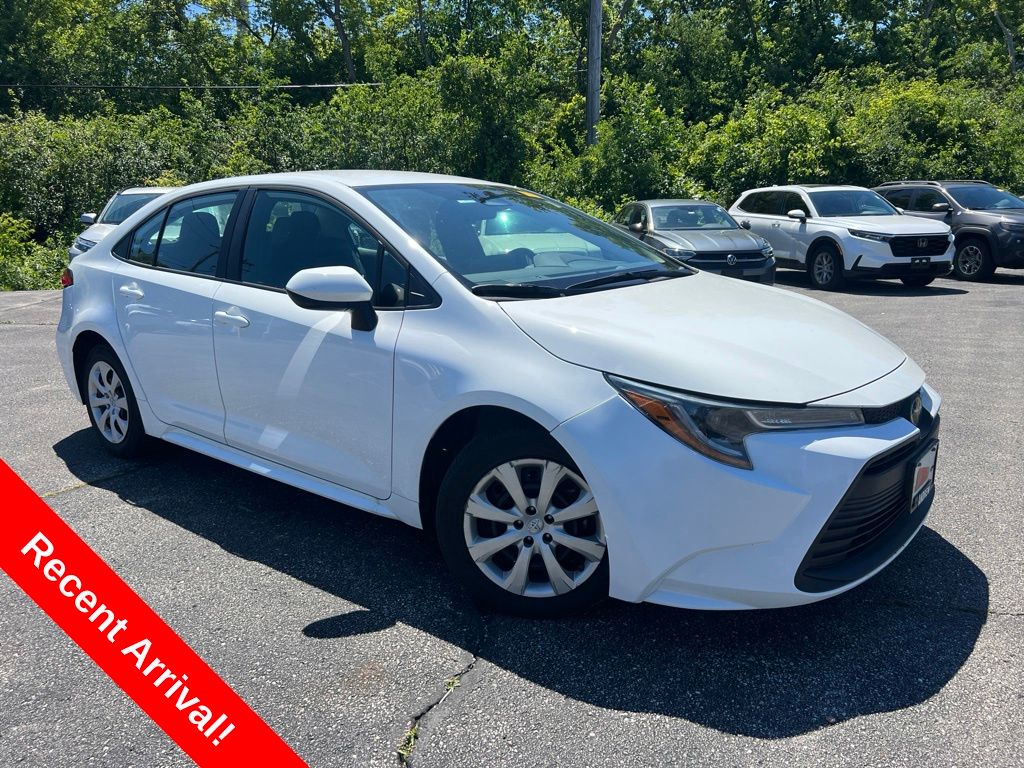 Ice Cap 2023 Toyota Corolla Sedan Front-Wheel Drive Continuously Variable Transmission
