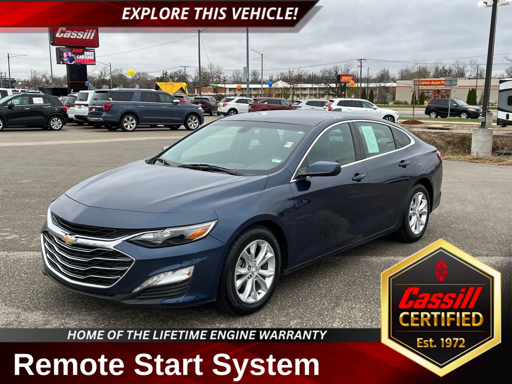 Northsky Blue Metallic 2020 Chevrolet Malibu LT FWD Sedan Front-Wheel Drive Continuously Variable Transmission