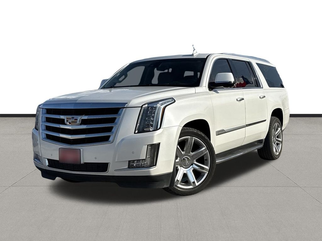 Crystal White Tricoat 2016 Cadillac Escalade ESV SUV / Crossover Rear-Wheel Drive 8-Speed Automatic