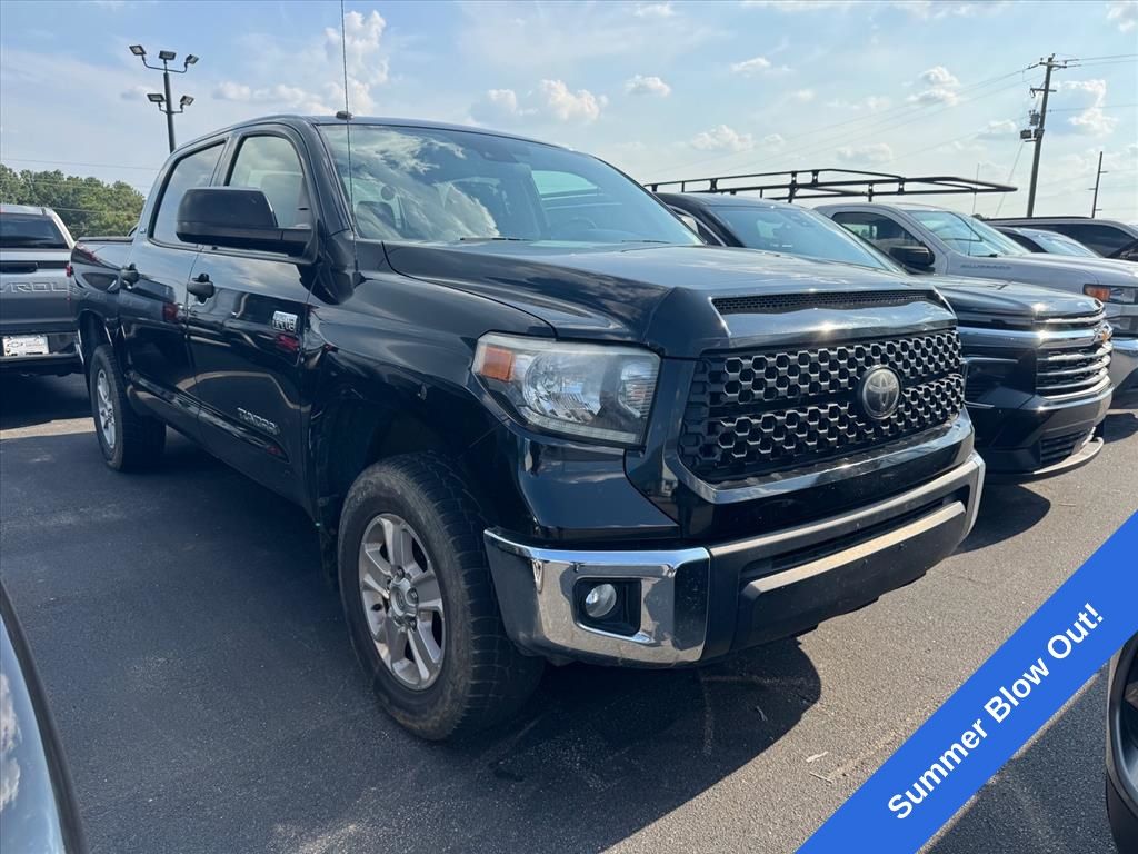 Midnight Black Metallic 2018 Toyota Tundra Pickup Truck Four-Wheel Drive 6-Speed Automatic Overdrive