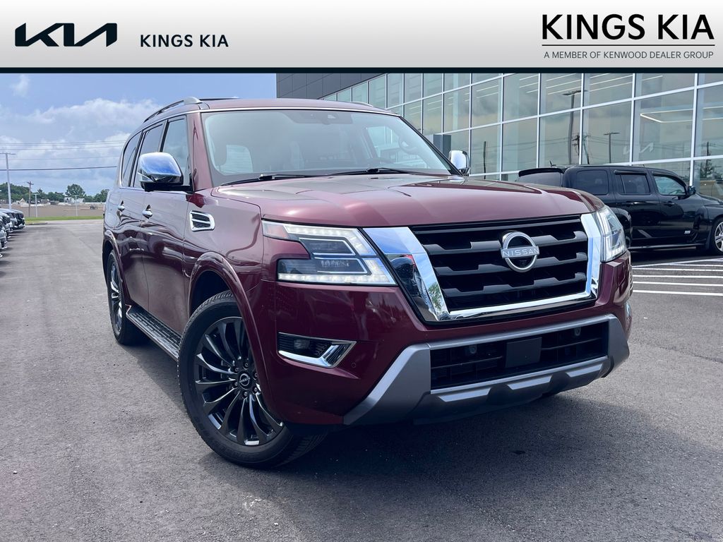 Coulis Red Pearl 2024 Nissan Armada SUV / Crossover Four-Wheel Drive 7-Speed Automatic