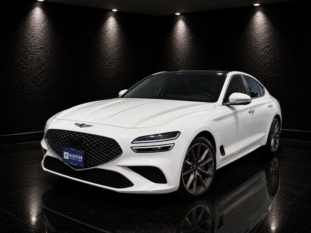 Uyuni White 2026 Genesis G70 Sedan All-Wheel Drive 8-Speed Automatic