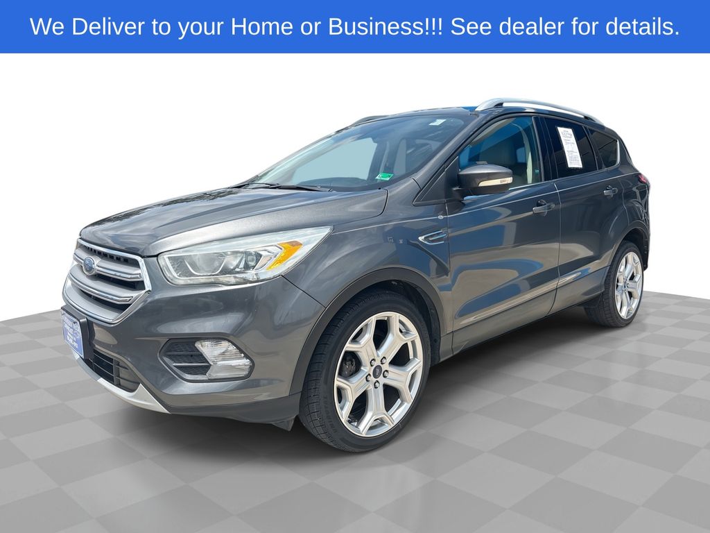 Gray Metallic 2017 Ford Escape SUV / Crossover Front-Wheel Drive 6-Speed Automatic