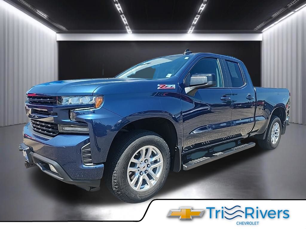 Northsky Blue Metallic 2019 Chevrolet Silverado 1500 Pickup Truck Four-Wheel Drive 8-Speed Automatic
