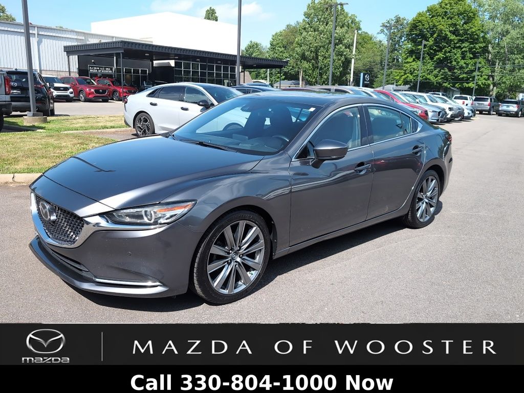 Machine Gray Metallic 2018 Mazda MAZDA6 Sedan Front-Wheel Drive 6-Speed Automatic