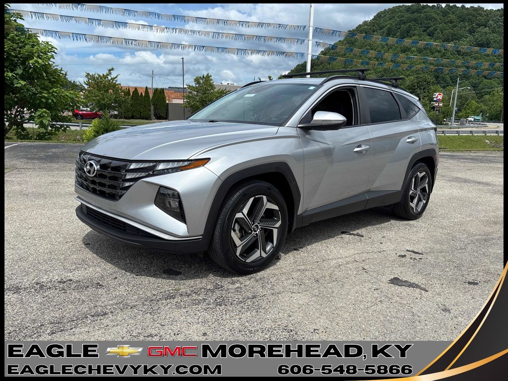 Shimmering Silver 2023 Hyundai Tucson SEL FWD SUV / Crossover Front-Wheel Drive 8-Speed Automatic