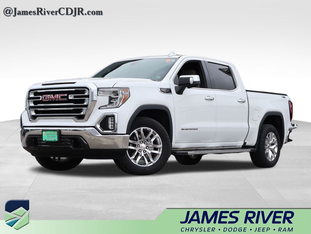 Summit White 2019 GMC Sierra 1500 Pickup Truck Four-Wheel Drive 8-Speed Automatic
