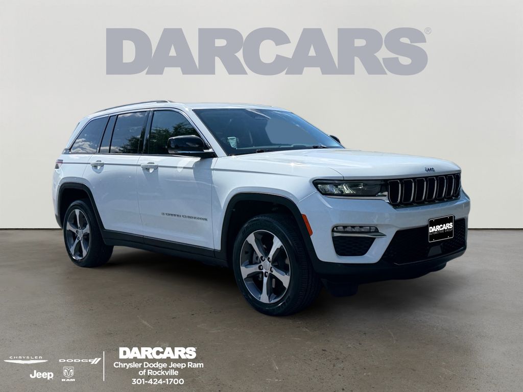 Bright White Clearcoat 2022 Jeep Grand Cherokee 4xe SUV / Crossover Four-Wheel Drive 8-Speed Automatic