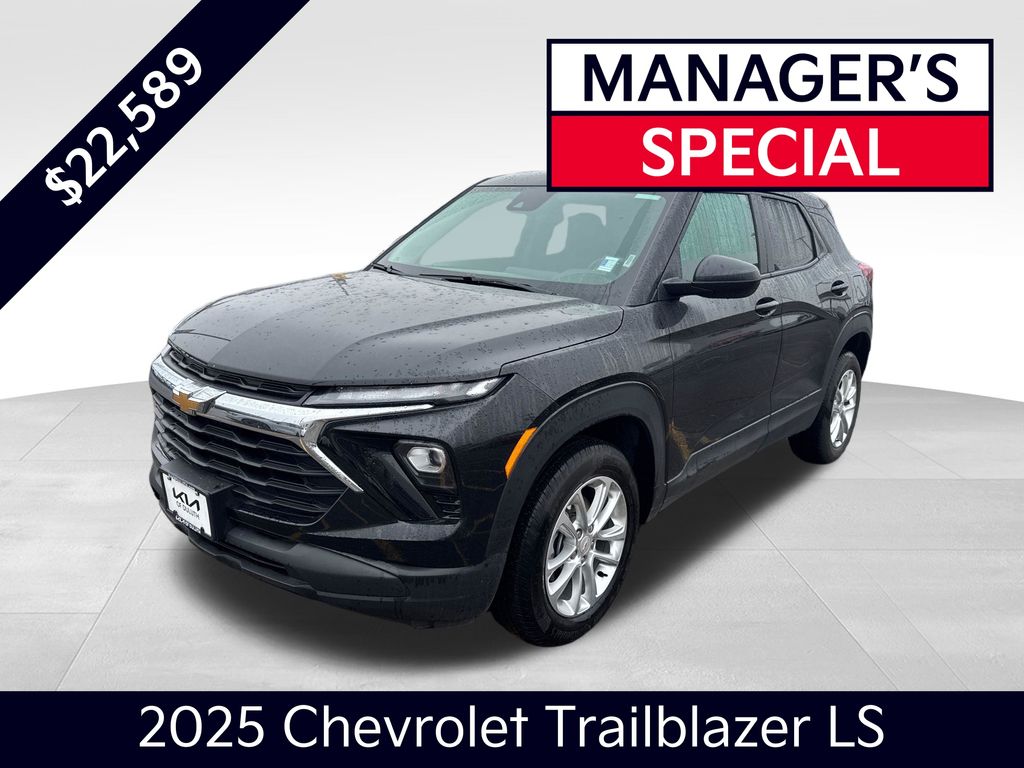 Mosaic Black Metallic 2025 Chevrolet Trailblazer LS AWD SUV / Crossover Four-Wheel Drive 9-Speed Automatic