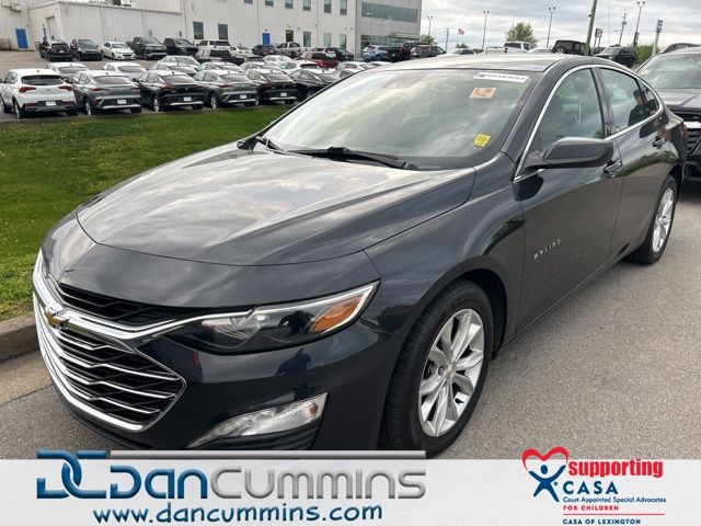 Dark Ash Metallic 2023 Chevrolet Malibu LT with 1LT FWD Sedan Front-Wheel Drive Continuously Variable Transmission
