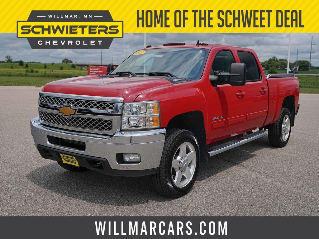 Victory Red 2012 Chevrolet Silverado 2500HD Pickup Truck Four-Wheel Drive 6-Speed Automatic