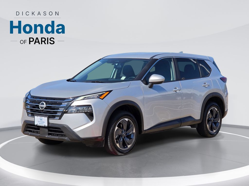 Brilliant Silver Metallic 2025 Nissan Rogue SUV / Crossover Front-Wheel Drive Continuously Variable Transmission