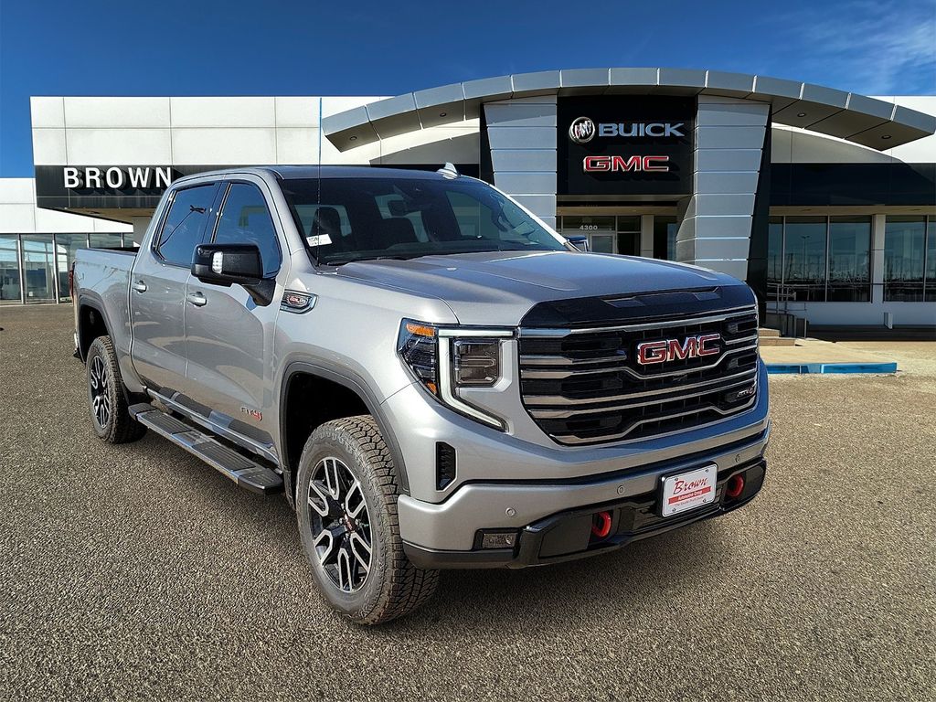 2026 GMC Sierra 1500 AT4 Silver at Brown Buick GMC