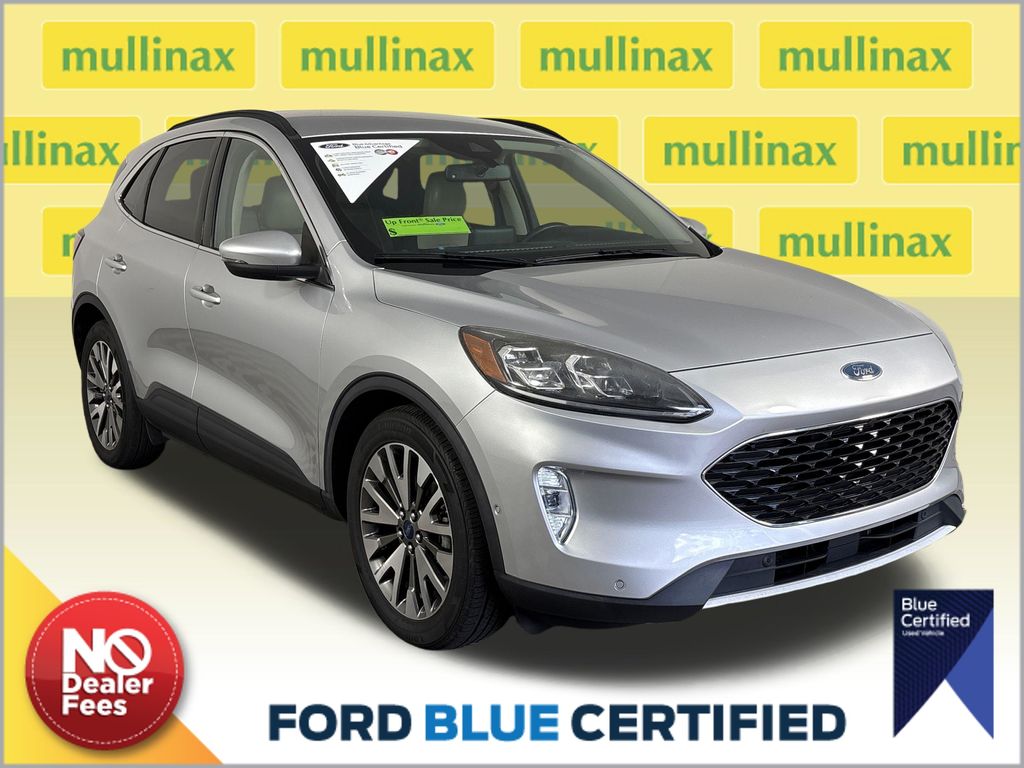 Ingot Silver 2020 Ford Escape Hybrid Titanium FWD SUV / Crossover Front-Wheel Drive Continuously Variable Transmission