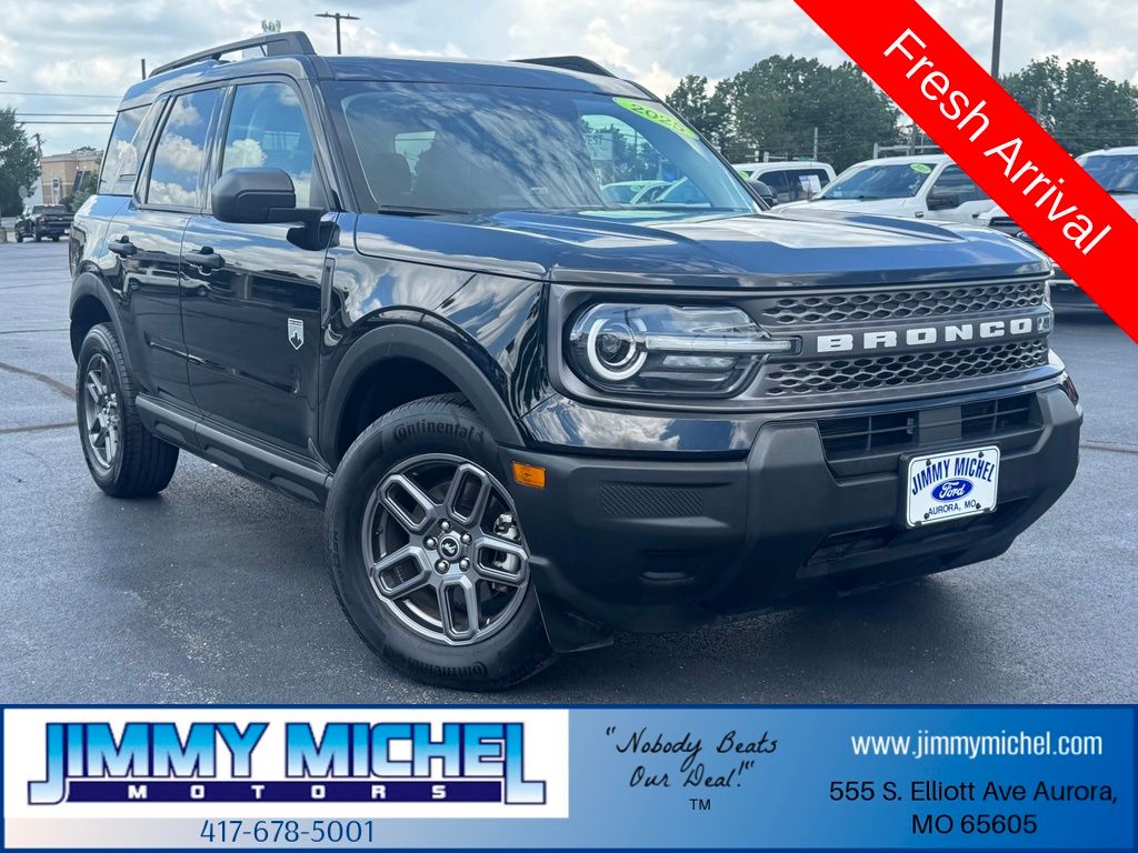 Shadow Black 2025 Ford Bronco Sport SUV / Crossover All-Wheel Drive 8-Speed Automatic