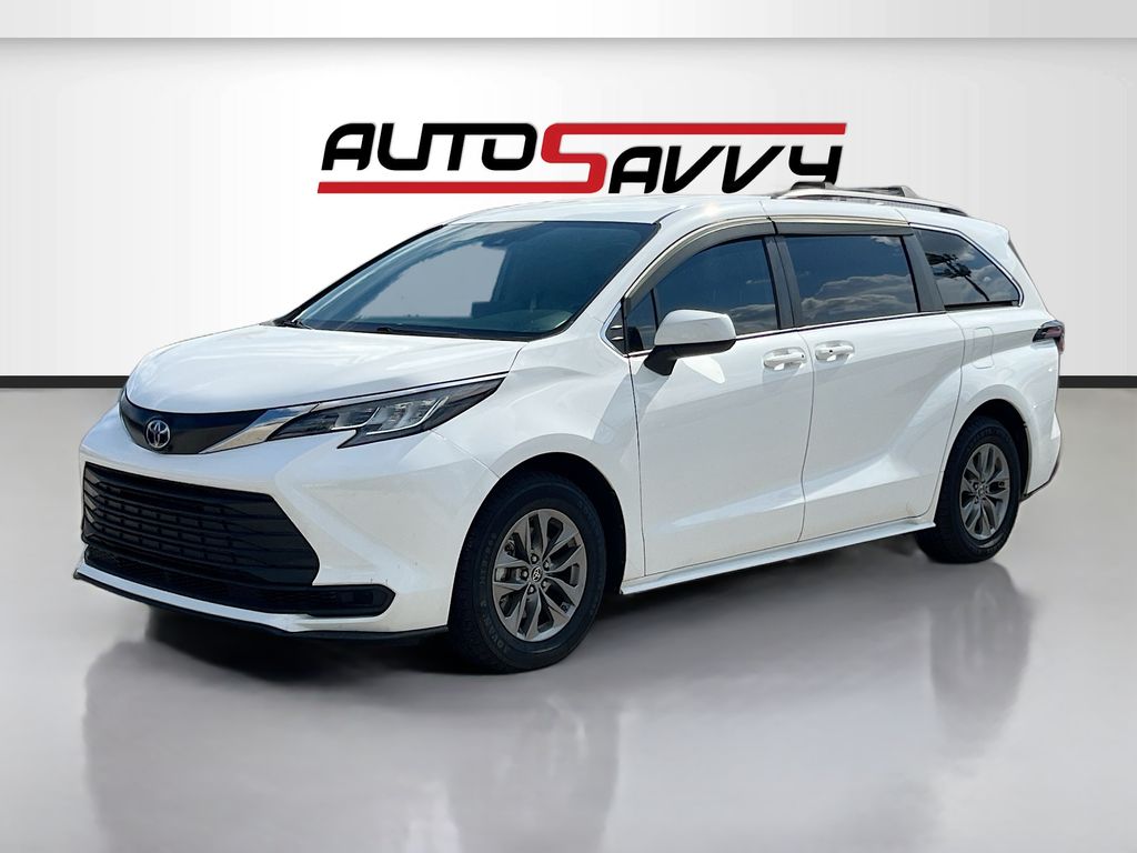 Used 2023 White Toyota LE image 3