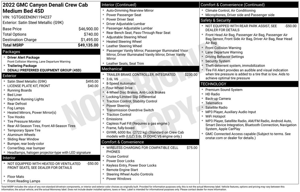 Used 2022 GMC Canyon Truck