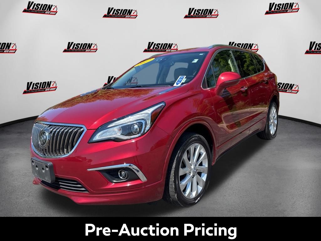 Chili Red Metallic 2017 Buick Envision SUV / Crossover All-Wheel Drive 6-Speed Automatic
