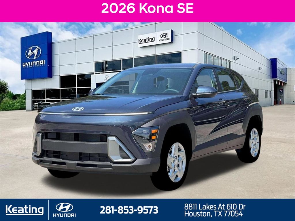 Denim Blue Pearl 2026 Hyundai Kona SE FWD SUV / Crossover Front-Wheel Drive Continuously Variable Transmission