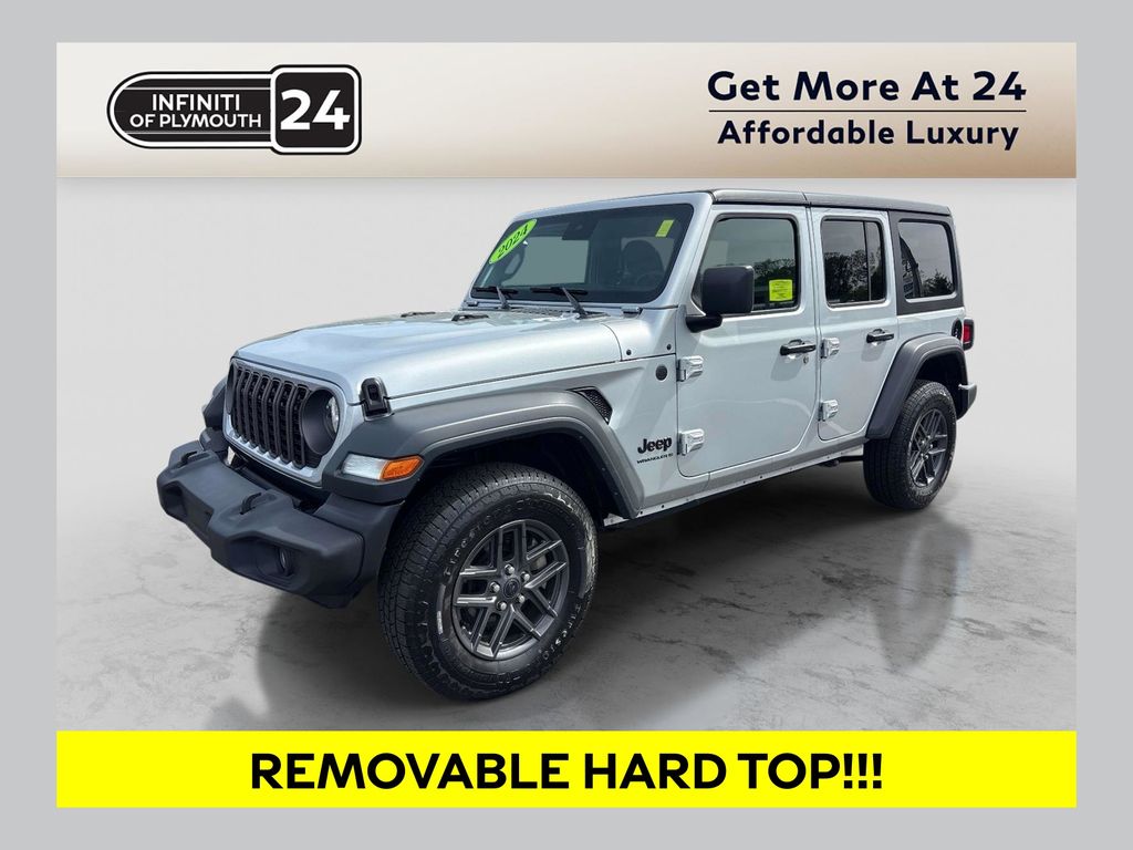 Silver 2024 Jeep Wrangler SUV / Crossover Four-Wheel Drive 8-Speed Automatic