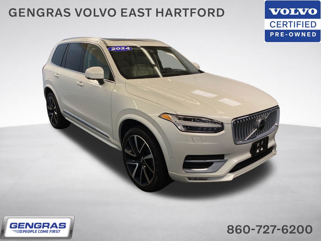 Crystal White Metallic 2024 Volvo XC90 SUV / Crossover All-Wheel Drive Automatic