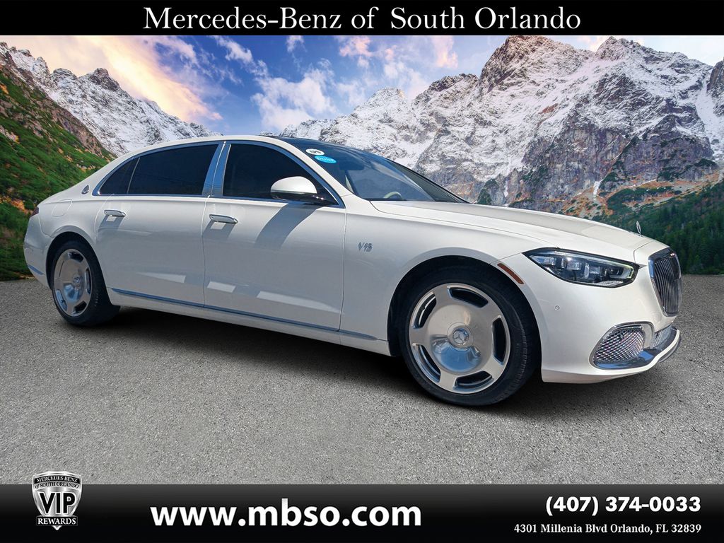 MANUFAKTUR Diamond White 2023 Mercedes-Benz S-Class Sedan All-Wheel Drive 9-Speed Automatic