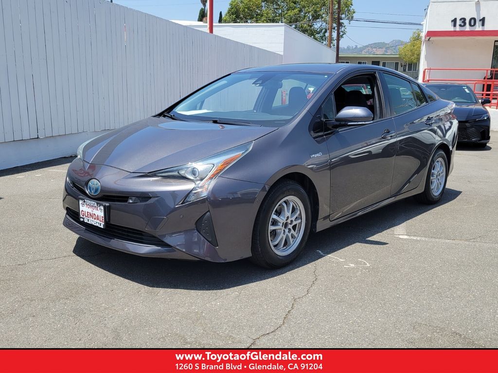 Magnetic Gray Metallic 2018 Toyota Prius Hatchback Front-Wheel Drive Continuously Variable Transmission