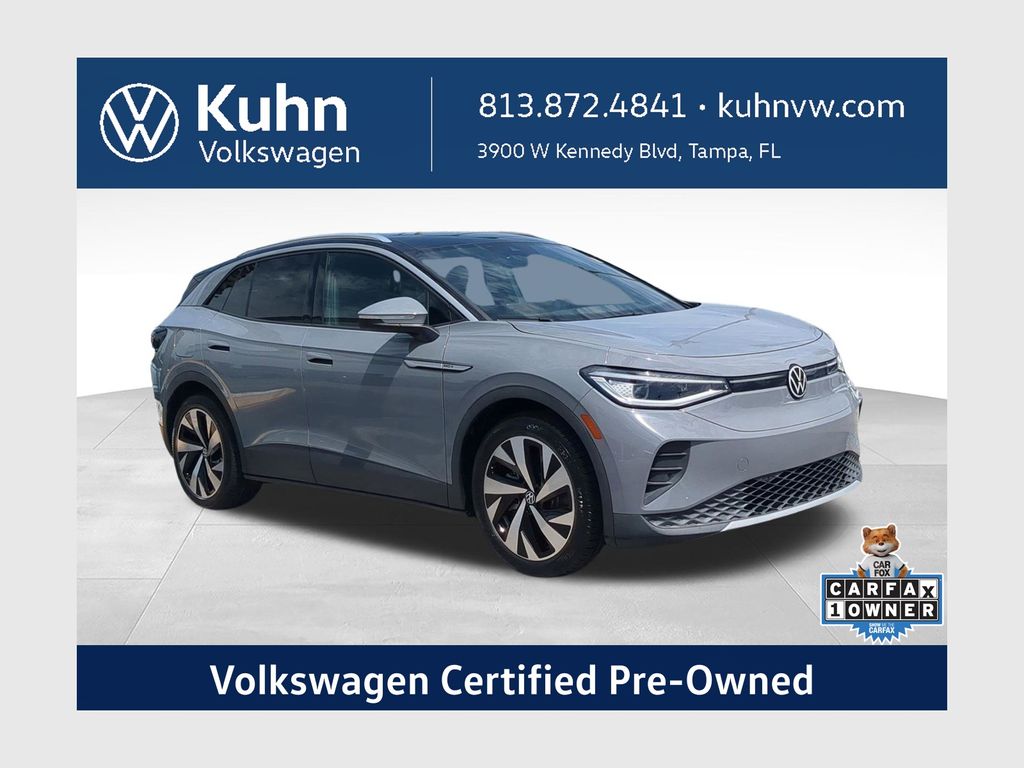 Moonstone Gray/Black Roof 2022 Volkswagen ID.4 SUV / Crossover Rear-Wheel Drive Automatic