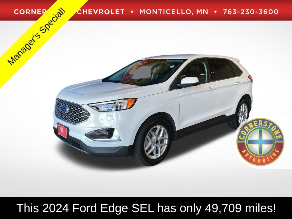 Oxford White 2024 Ford Edge SUV / Crossover All-Wheel Drive 8-Speed Automatic