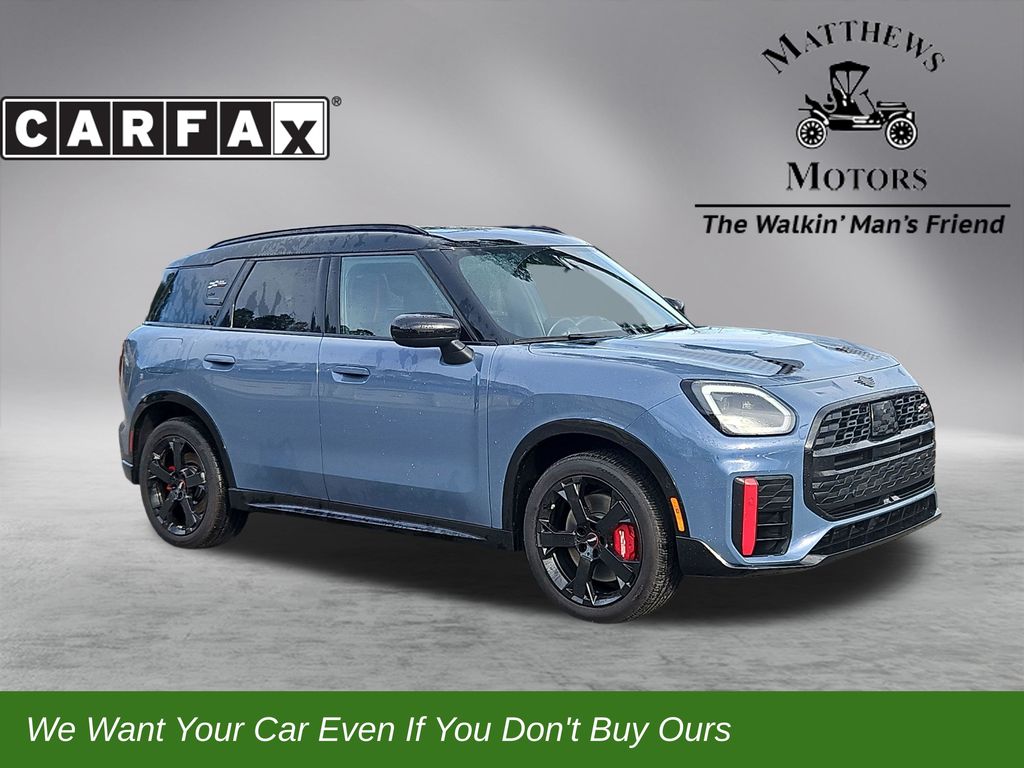 Slate Blue Metallic 2025 MINI Countryman John Cooper Works ALL4 SUV / Crossover All-Wheel Drive 7-Speed Automatic