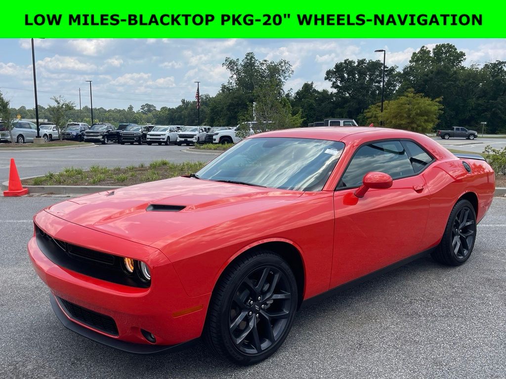 Go Mango! 2023 Dodge Challenger Coupe Rear-Wheel Drive 8-Speed Automatic
