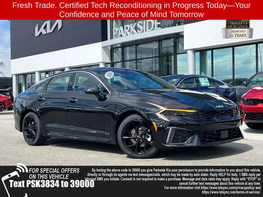 Aurora Black 2026 Kia K5 GT-Line FWD Sedan Front-Wheel Drive 8-Speed Automatic