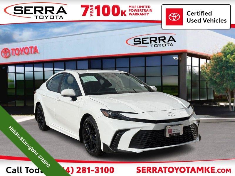 Ice Cap 2025 Toyota Camry Sedan Front-Wheel Drive Continuously Variable Transmission