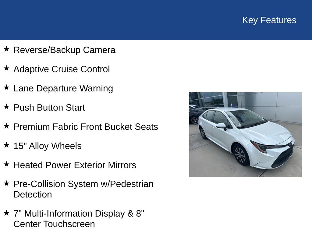 2022 Toyota Corolla Hybrid LE