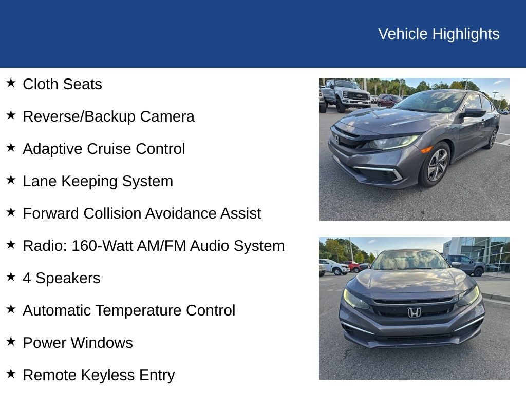 2020 Honda Civic Sedan LX