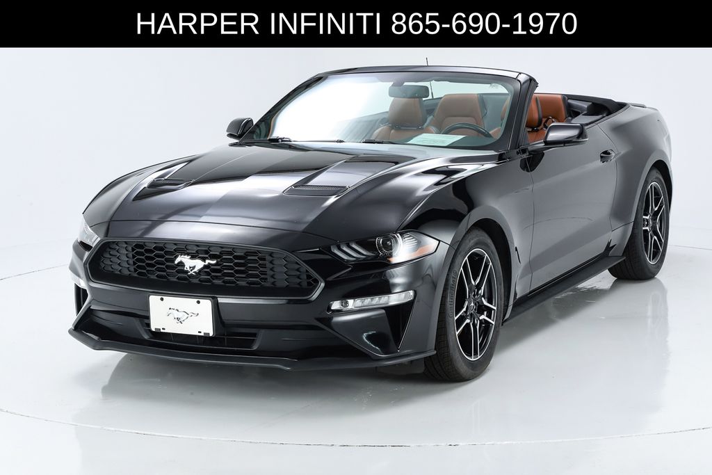 Shadow Black 2019 Ford Mustang Convertible Rear-Wheel Drive Automatic