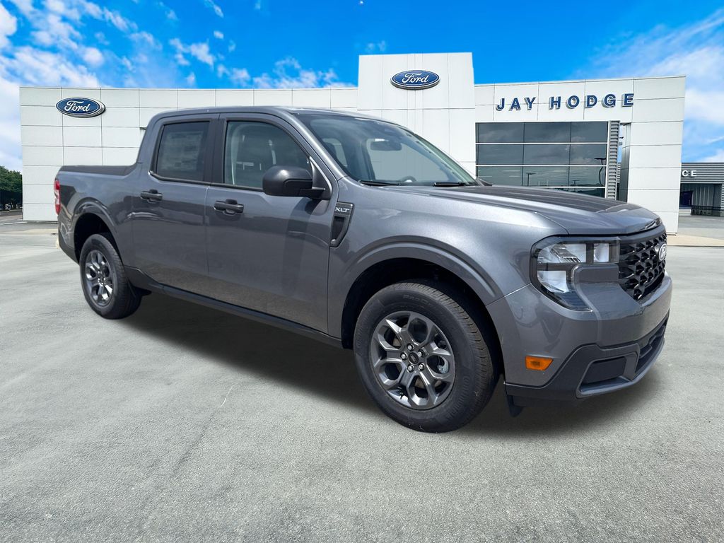 Gray Metallic 2026 Ford Maverick XLT SuperCrew FWD Pickup Truck Front-Wheel Drive Continuously Variable Transmission