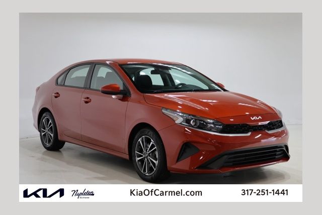 Fire Orange 2023 Kia Forte LXS FWD Sedan Front-Wheel Drive Continuously Variable Transmission