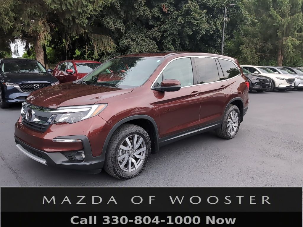 Red (Deep Scarlet Pearl) 2021 Honda Pilot SUV / Crossover All-Wheel Drive 9-Speed Automatic