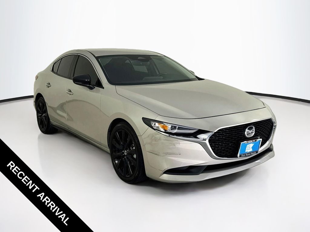 Gray (Platinum Quartz Metallic) 2024 Mazda MAZDA3 Sedan Front-Wheel Drive 6-Speed Automatic