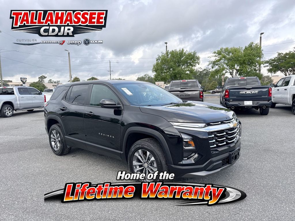 Black Metallic 2025 Chevrolet Equinox SUV / Crossover Front-Wheel Drive Continuously Variable Transmission