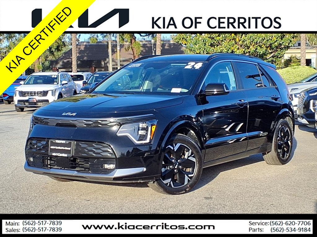 Aurora Black 2024 Kia Niro EV Wave FWD SUV / Crossover Front-Wheel Drive 1-Speed Automatic
