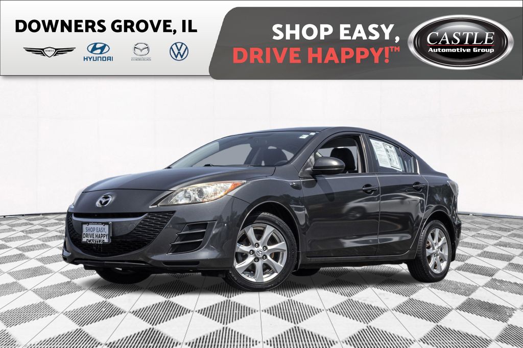Gray (Graphite Mica) 2010 Mazda MAZDA3 Sedan Front-Wheel Drive 5-Speed Automatic