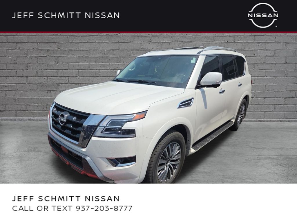 Aspen White 2024 Nissan Armada SUV / Crossover Four-Wheel Drive 7-Speed Automatic