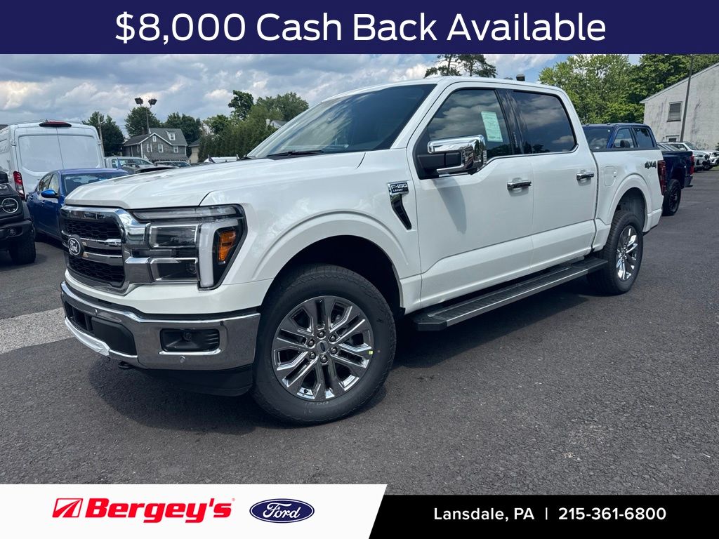 Star White Metallic Tri-Coat 2026 Ford F-150 Pickup Truck Four-Wheel Drive Automatic