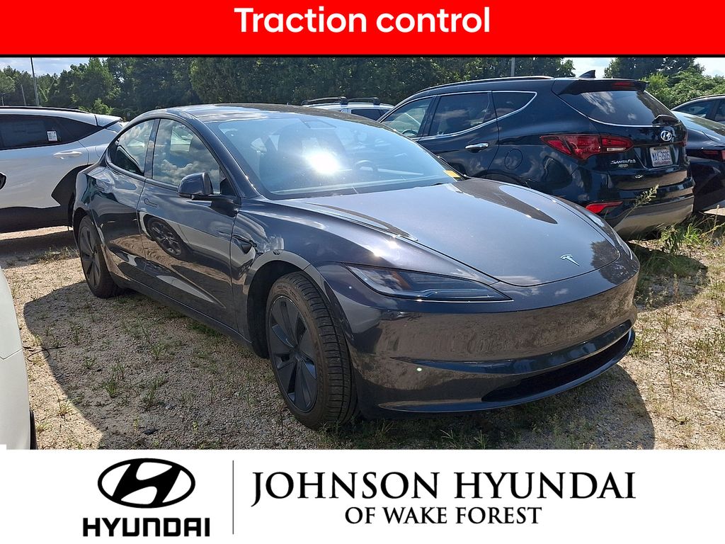 Gray (Stealth Grey) 2025 Tesla Model 3 Sedan Rear-Wheel Drive 1-Speed Automatic